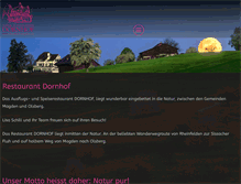Tablet Screenshot of dornhof-magden.ch